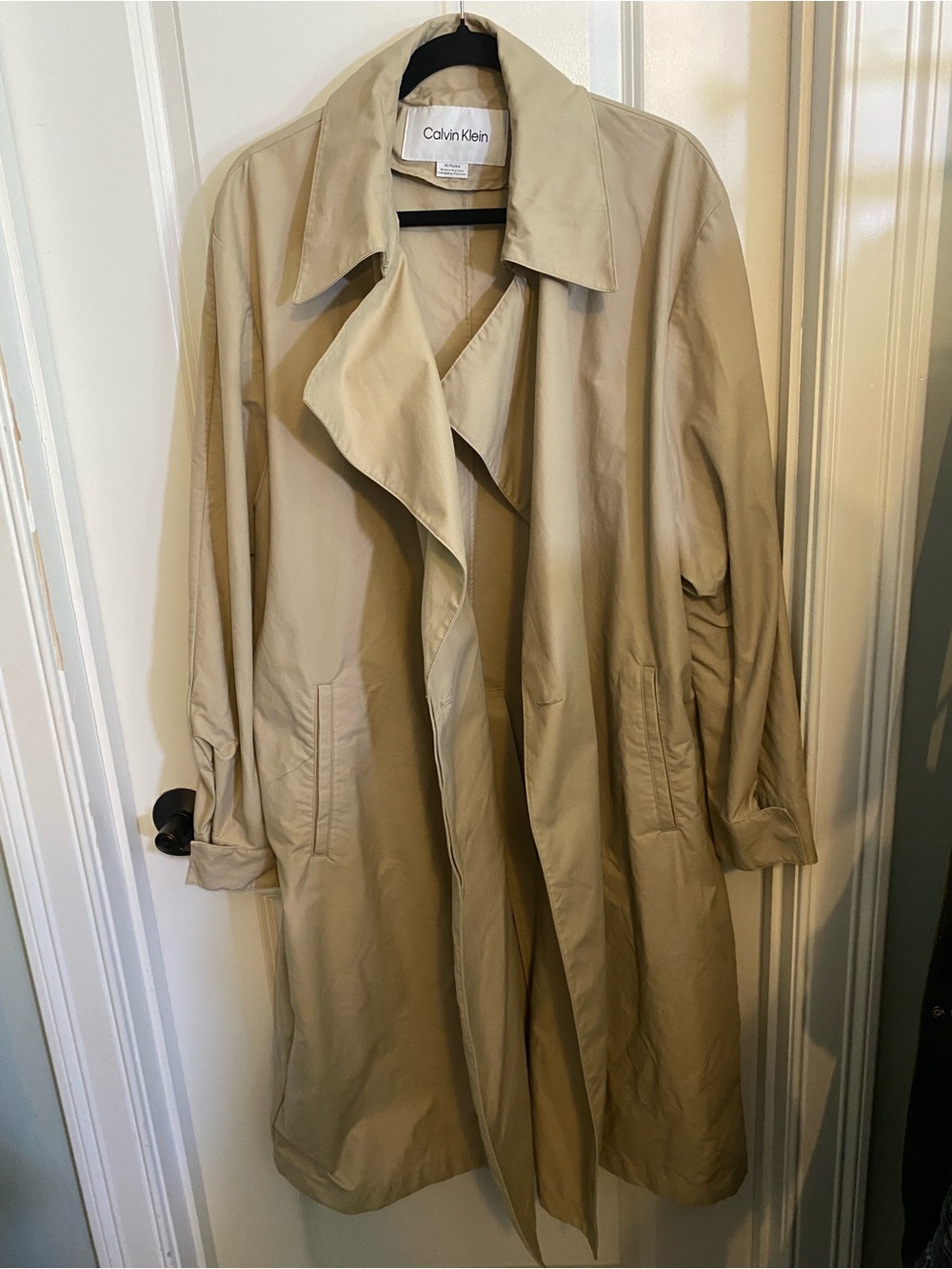 Calvin Klein Light Beige Trench Coat